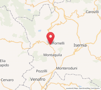 Map of Colli a Volturno, Molise