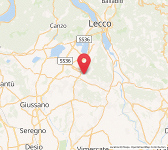 Map of Cologna-Caraverio, Lombardy