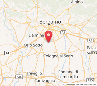 Map of Comun Nuovo, Lombardy