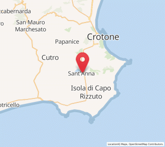 Map of Contrada Sant'Anna Iv, Calabria