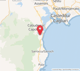 Map of Coop. Cento, Sardinia