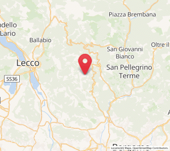 Map of Corna Imagna, Lombardy