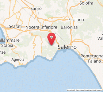 Map of Corpo di Cava, Campania