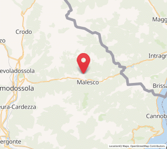 Map of Craveggia, Piedmont