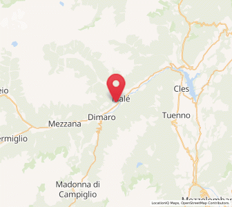 Map of Croviana, Trentino-Alto Adige