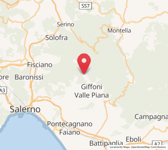 Map of Curti, Campania