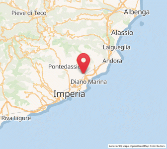 Map of Diano Castello, Liguria