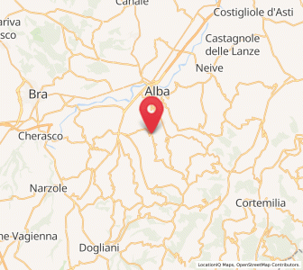 Map of Diano d'Alba, Piedmont