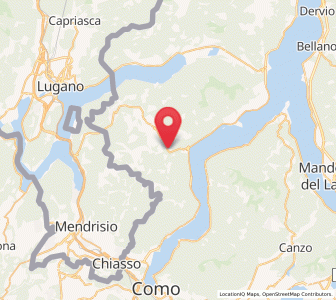 Map of Dizzasco, Lombardy
