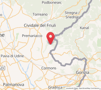 Map of Dolegna del Collio, Friuli Venezia Giulia