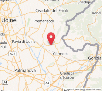 Map of Dolegnano, Friuli Venezia Giulia