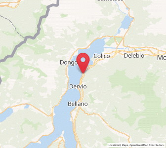 Map of Dorio, Lombardy