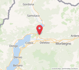Map of Dubino, Lombardy