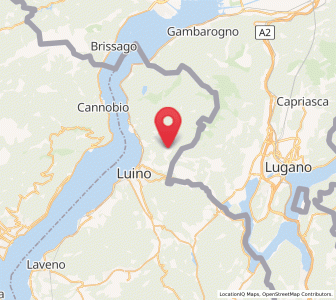 Map of Dumenza, Lombardy