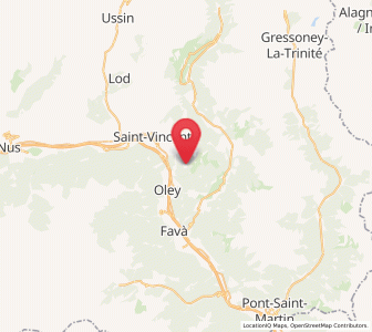 Map of Émarèse, Aosta Valley
