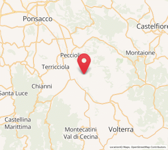 Map of Fabbrica, Tuscany