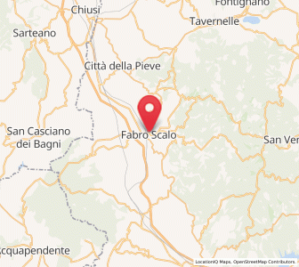Map of Fabro Scalo, Umbria