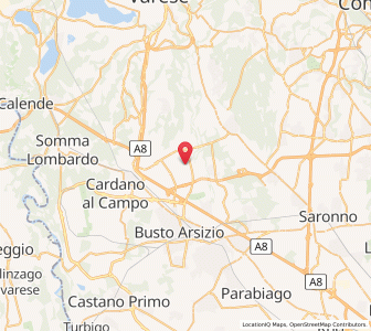 Map of Fagnano Olona, Lombardy