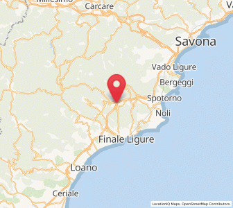 Map of Feglino, Liguria