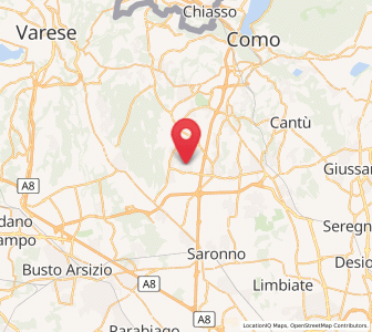 Map of Fenegrò, Lombardy