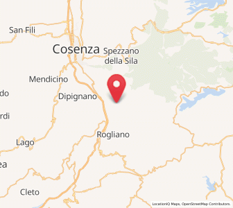 Map of Figline Vegliaturo, Calabria