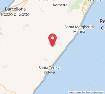 Map of Fiumedinisi, Sicily