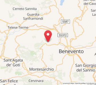 Map of Foglianise, Campania