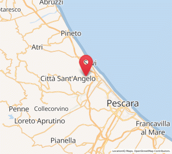 Map of Fonte Umano-San Martino Alta, Abruzzo