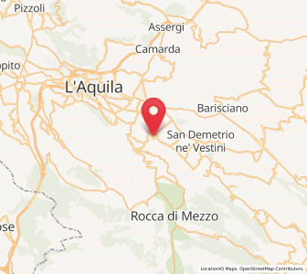 Map of Fossa, Abruzzo