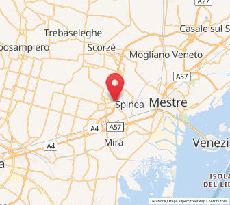 Map of Fossa, Veneto