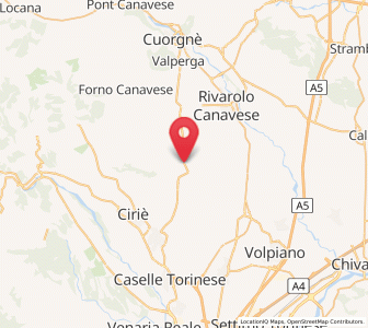 Map of Front, Piedmont