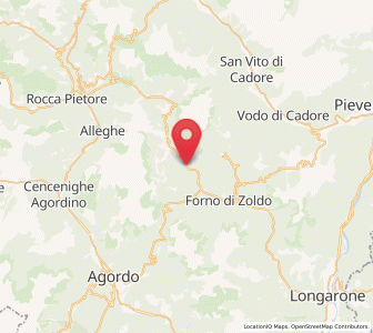 Map of Fusine, Veneto