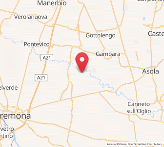 Map of Gabbioneta, Lombardy