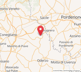 Map of Gaiarine, Veneto