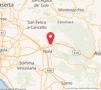 Map of Gallo, Campania