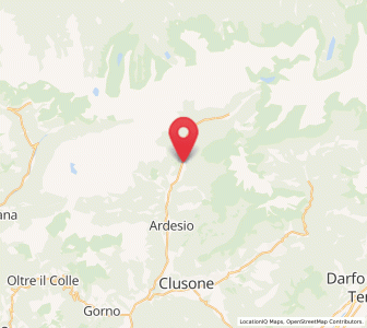 Map of Gandellino, Lombardy