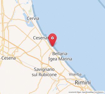 Map of Gatteo a Mare, Emilia-Romagna