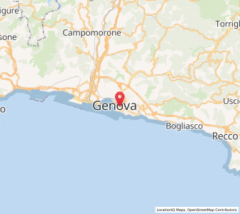 Map of Gênes, Liguria
