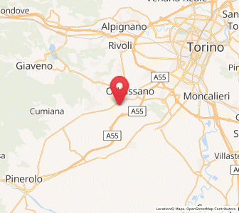 Map of Gerbole-Zucche, Piedmont