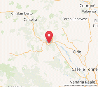 Map of Germagnano, Piedmont