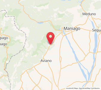 Map of Giais, Friuli Venezia Giulia