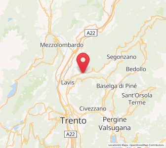 Map of Giovo, Trentino-Alto Adige