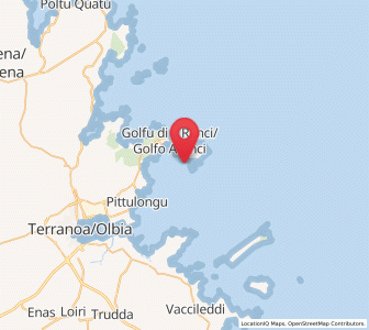 Map of Golfo Aranci, Sardinia