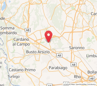 Map of Gorla Minore, Lombardy