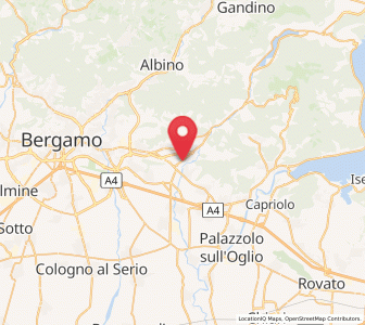 Map of Gorlago, Lombardy