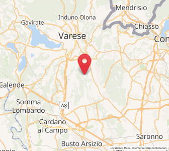 Map of Gornate Olona, Lombardy