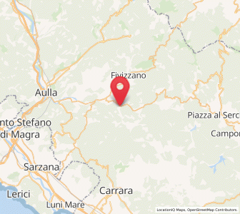 Map of Gragnola, Tuscany
