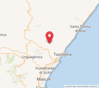 Map of Graniti, Sicily