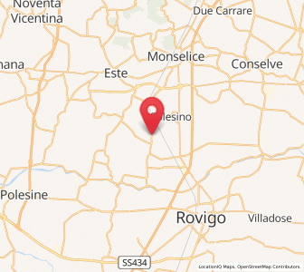 Map of Granze, Veneto