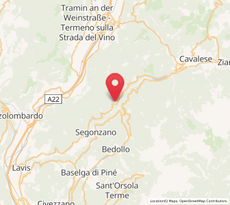 Map of Grauno, Trentino-Alto Adige